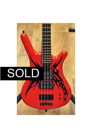Warwick Corvette $$ SE TRIBAL RED & BLACK Warwick Corvette $$ SE TRIBAL RED & BLACK